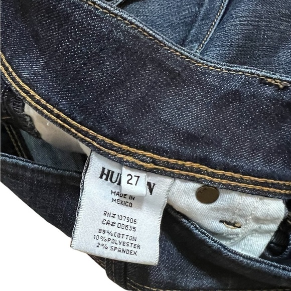 Hudson bootcut  low rise women’s dark blue denim jean/pant. - Picture 3 of 4